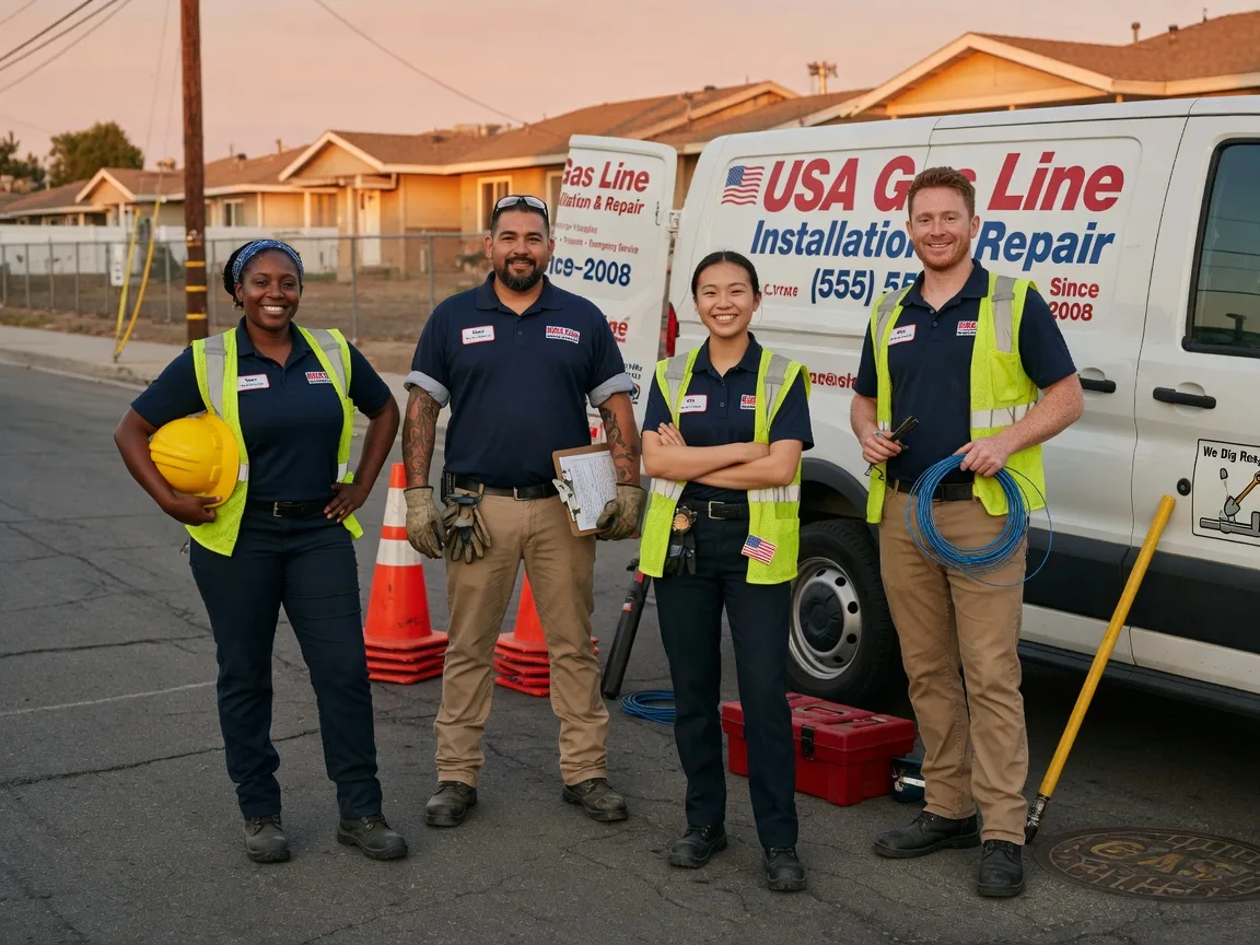 Gas Line Installation company in Ether, NC